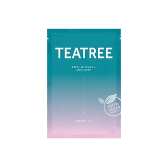 Barulab Tea Tree Anti Blemish Clean Vegan Mask - Cleansing facial mask 23 g
