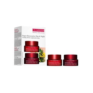 Clarins Super Restorative Day & Night Set - priežiūros rinkinys brandžiai odai
