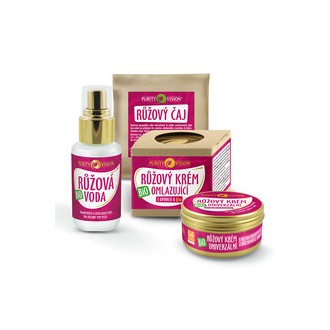Purity Vision Cosmetic Organic Pink Set