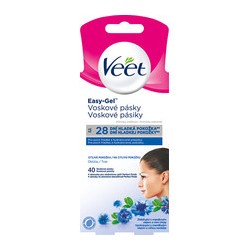 Veet Face wax strips for sensitive skin 40 pcs