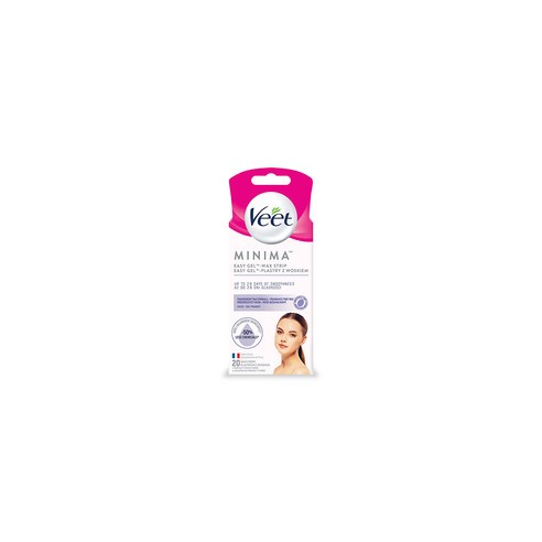 Veet Hypoallergenic wax strips for face Minima 20 pcs