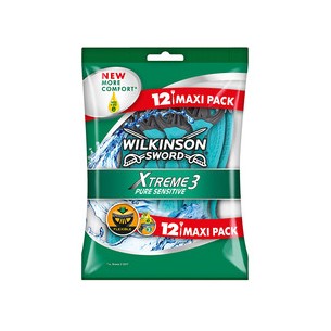 Wilkinson Sword Xtreme3 Pure Sensitive (12 pcs) - Disposable razor for men