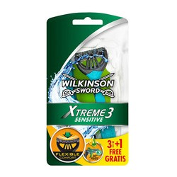 Wilkinson Sword Xtreme3 Sensitive (4 pcs) - Disposable razor for men
