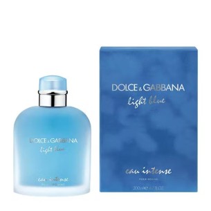 Dolce Gabbana Light Blue Eau Intense Pour Homme EDP kvepalai vyrams, 200 ml