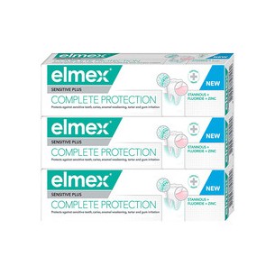 Elmex Sensitive Plus Complete Protection Tripack Toothpaste 75 ml