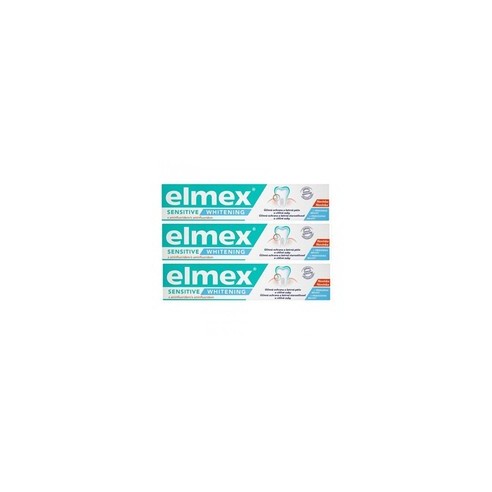 Elmex Sensitive Whitening (3 x 75 ml) - Whitening toothpaste for sensitive teeth