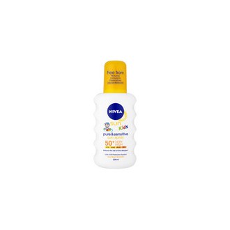 Nivea Kids Spray SPF 50 + Sun Kids (Pure & Sensitive Sun Spray) 200 ml