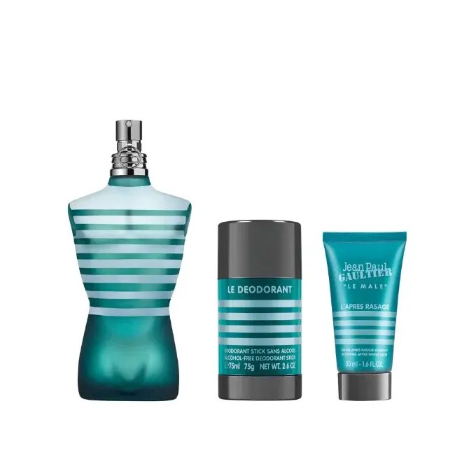 Jean Paul Gaultier Le Male SET EDT 125 ml + After Shave Balm 50 ml + D