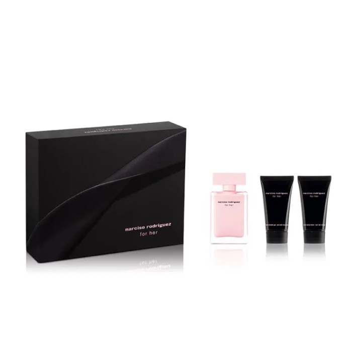 Narciso Rodriguez for Her rinkinys - EDP 50 ml + Shower Gel 50 ml + kūno losjonas 50 ml