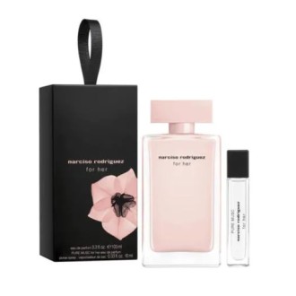 Narciso Rodriguez for Her EDP 100 ml dovanų rinkinys ir Pure Musc EDP 10 ml mini 2