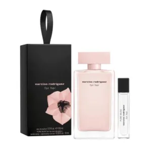Narciso Rodriguez for Her EDP 100 ml dovanų rinkinys ir Pure Musc EDP 10 ml mini