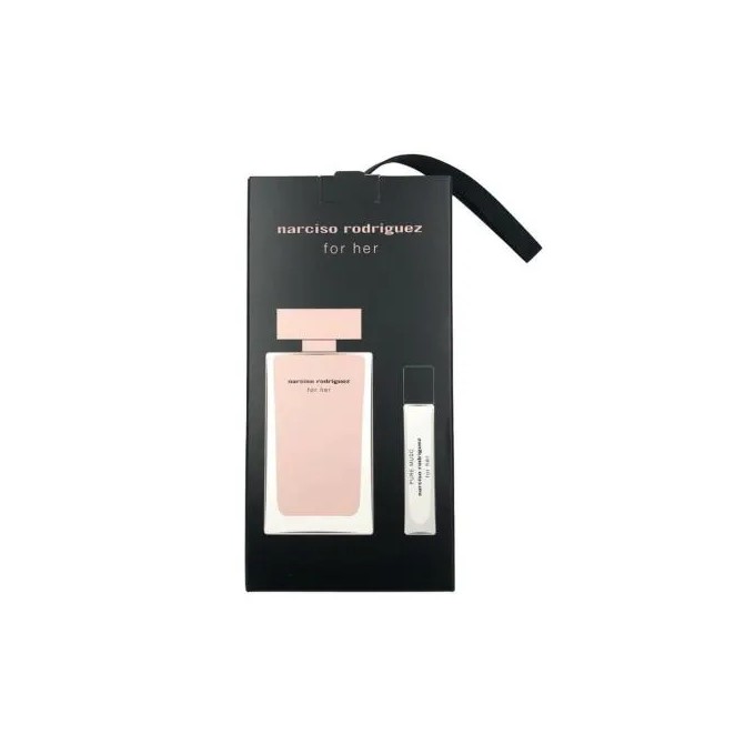 Narciso Rodriguez for Her EDP 100 ml dovanų rinkinys ir Pure Musc EDP 10 ml mini