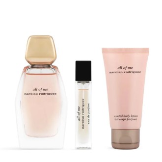 Narciso Rodriguez All Of Me dovanų rinkinys – EDP 90 ml, mini EDP 10 ml ir kūno losjonas 50 ml 2