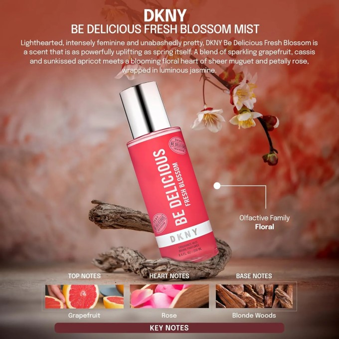 DKNY Be Delicious Fresh Blossom Body Spray - kūno dulksna, 250 ml