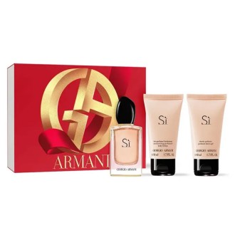 Armani Sí Gift set EDP 50 ml, shower gel 50 ml and body lotion 50 ml moterims