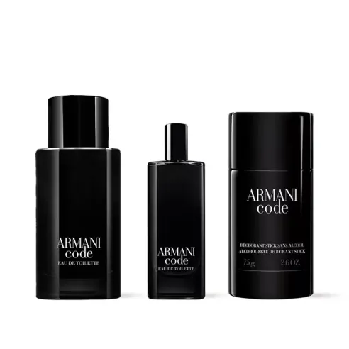 Armani Code for Men Gift set EDT 125 ml, shower gel 75 ml and miniatur