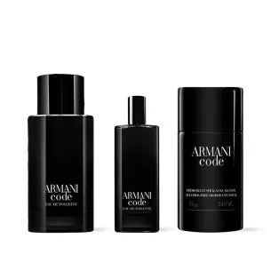 Armani Code EDT dovanų rinkinys - EDT 125 ml, dušo želė 75 ml ir mini EDT 15 ml