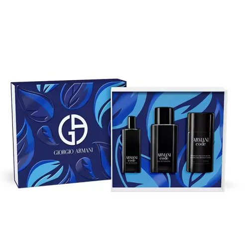 Armani Code for Men Gift set EDT 125 ml, shower gel 75 ml and miniatur