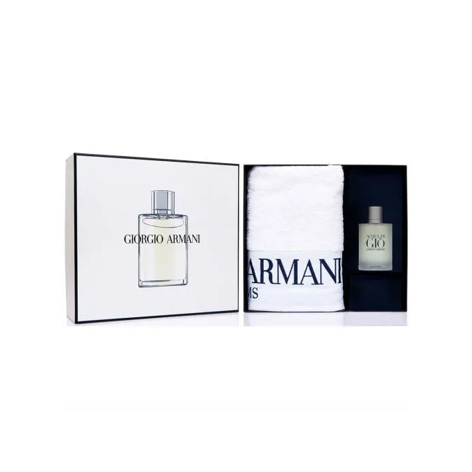 Armani Acqua di Gio Man dovanų rinkinys 100 ml EDT ir rankšluostis Armani vyrams