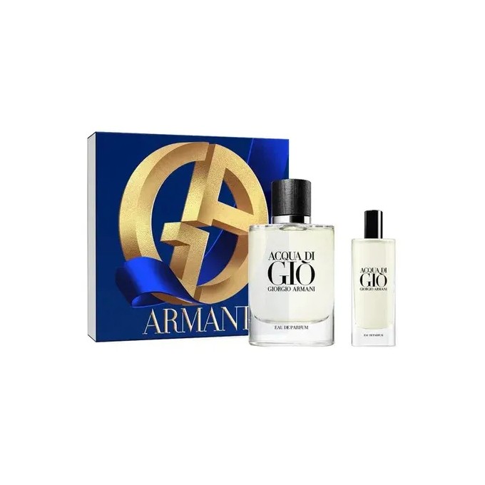 Armani Acqua di Gio Eau de Parfum dovanų rinkinys EDP 125 ml ir EDP 15 ml vyrams