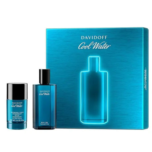 Davidoff Cool Water Man SET EDT 75 ml + Deostick 75 ml vyrams