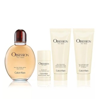 Calvin Klein Obsession for Men Dovanų rinkinys EDT 125 ml, dezodorantas 75 ml, balzamas po 2