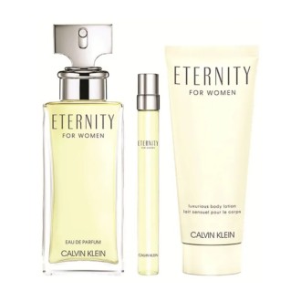 Calvin Klein Eternity rinkinys - EDP 100 ml + kūno losjonas 100 ml + mini EDP 10 ml 2