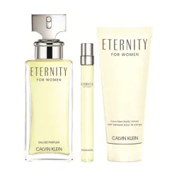 Calvin Klein Eternity rinkinys - EDP 100 ml + kūno losjonas 100 ml + mini EDP 10 ml