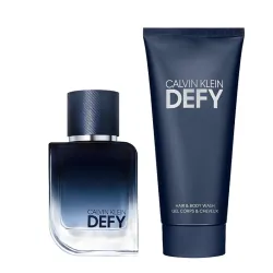 Calvin Klein Defy Eau de Parfum Dovanų rinkinys EDP 50 ml ir dušo želė 100 ml vyrams