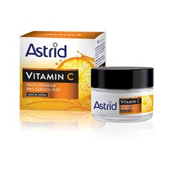 Astrid Anti-wrinkle night cream for radiant skin with Vitamin C 50 ml