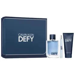 Calvin Klein Defy Dovanų rinkinys EDT 100 ml, EDT 10 ml ir dušo želė 100 ml vyrams