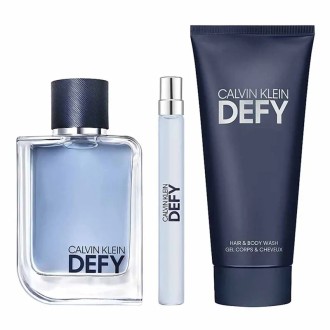 Calvin Klein Defy Dovanų rinkinys EDT 100 ml, EDT 10 ml ir dušo želė 100 ml vyrams 2