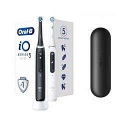Oral B IO Series 5 Matt Black + Quite White Duo Pack Toothbrush