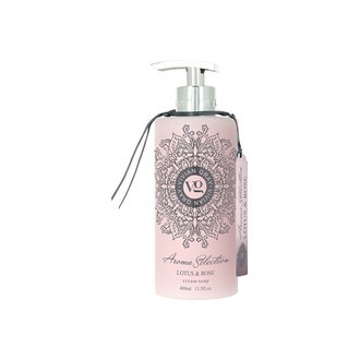 Vivian Gray Aroma Selection Lotus & Rose Cream Soap - Creamy liquid hand soap 400 ml