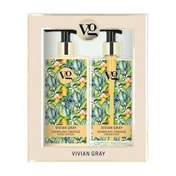 Vivian Gray Sparkling Orange Cream Soap & Hand Lotion Set - Hand cosmetic set
