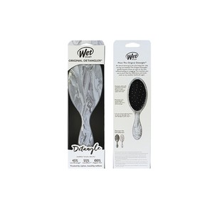 Wet Brush Original Detangler Metallic Marble Silver