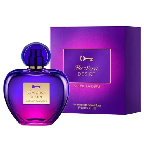 Antonio Banderas Her Secret Desire EDT kvepalai moterims, 80 ml