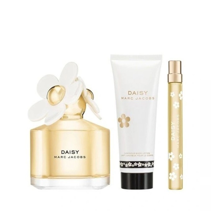 Marc Jacobs Daisy rinkinys - EDT 100 ml + kūno losjonas 75 ml + EDT 10 ml