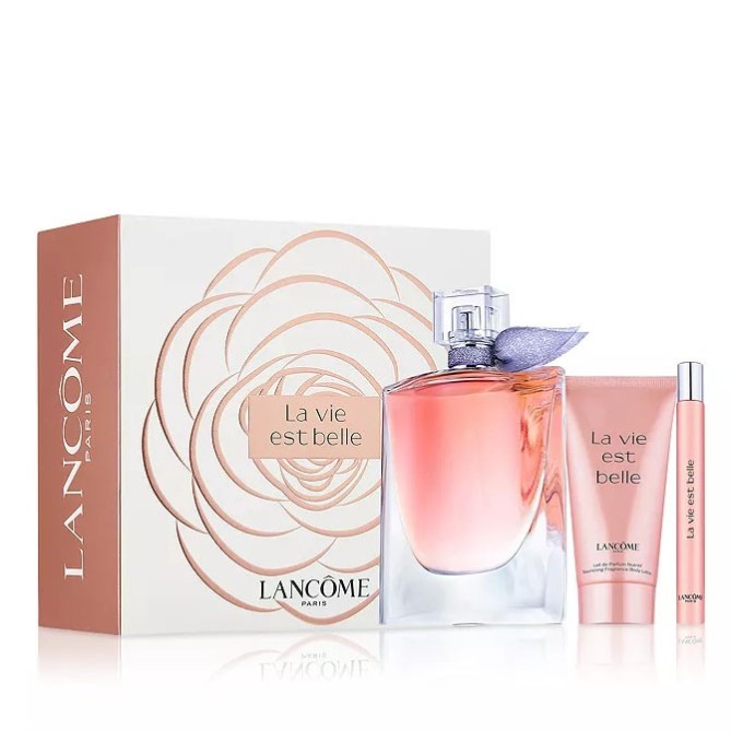 Lancome La Vie Est Belle dovanų rinkinys EDP 50 ml, kūno losjonas 50 ml ir miniatiūrinis EDP 10 ml