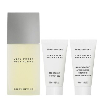 Issey Miyake L´Eau D´Issey pour Homme EDT Gift Set 125 ml, dušo želė 50 ml and After Shave Balsam 2