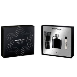 Mont Blanc Legend Gift Set - dovanų rinkinys vyrams - EDT 100 ml, dušo želė 100 ml ir mini EDT 7.5