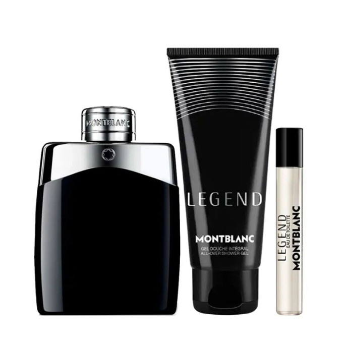 Mont Blanc Legend Gift set EDT 100 ml, shower gel 100 ml and miniature