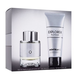 Mont Blanc Explorer Platinum Dovanų rinkinys EDP 60 ml ir dušo želė 100 ml vyrams