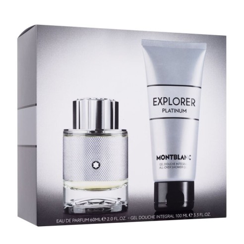 Mont Blanc Explorer Platinum Gift set EDP 60 ml and shower gel 100 ml
