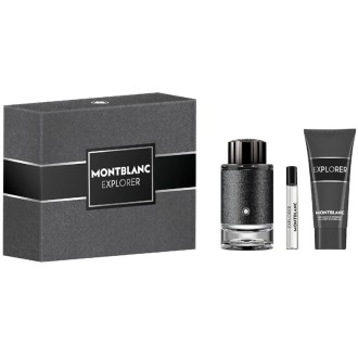 Mont Blanc Explorer Gift set EDP 100 ml, shower gel 100 ml and miniature EDP 7,5 ml vyrams