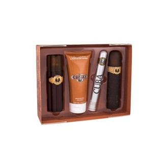 Cuba Cuba Gold Gift Set EDT 100 ml, After Shave Cuba Gold 100 ml, Shower Gel Cuba Gold 200 ml and