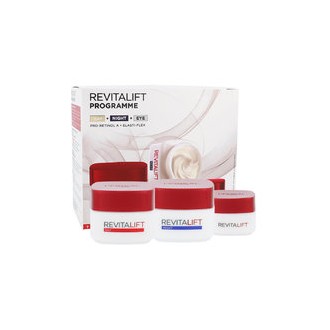 L´Oréal Revitalift Program Day & Night & Eye Creams Set - Gift set of skin care 115 ml