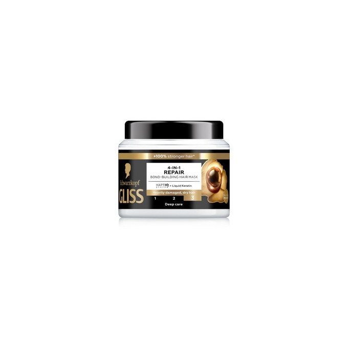 Schwarzkopf Professional Gliss Repair 4-in-1 Hair Mask - Hloubkově pečující maska pro silně