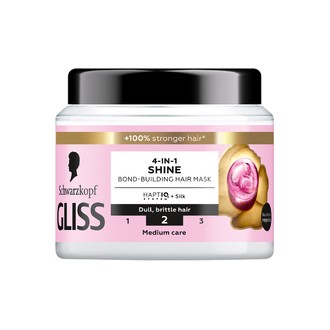 Schwarzkopf Professional Gliss Shine 4-in-1 Hair Mask - Mask for dull and brittle hair 400 ml