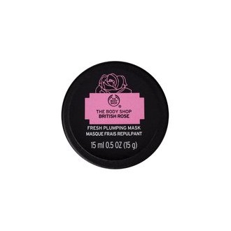 The Body Shop British Rose Fresh Plumping Mask - Osvěžující pleťová maska 15 ml